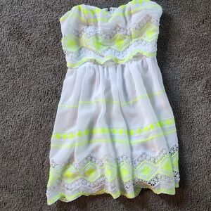 Deb Kids Dress with Neon Accents